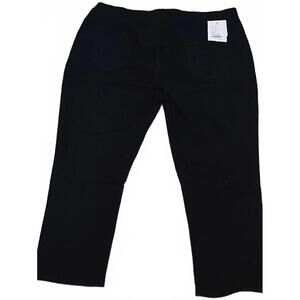 LEIJIJEANS Women's Plus Size Black Stretch Jeans Pants Size 6XL (24W) MRSP $149